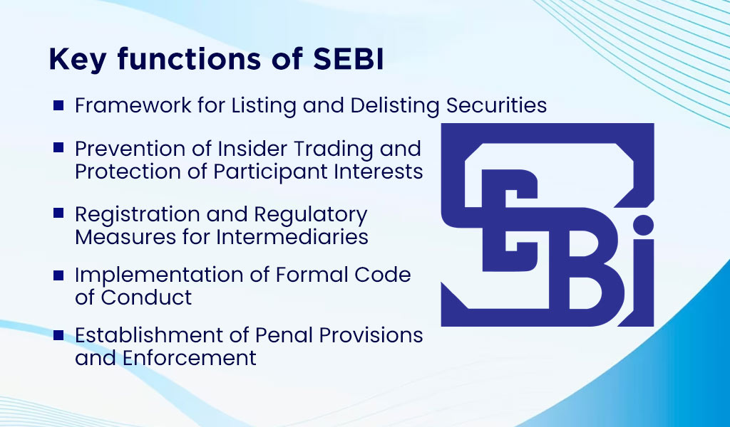 key functions of SEBI