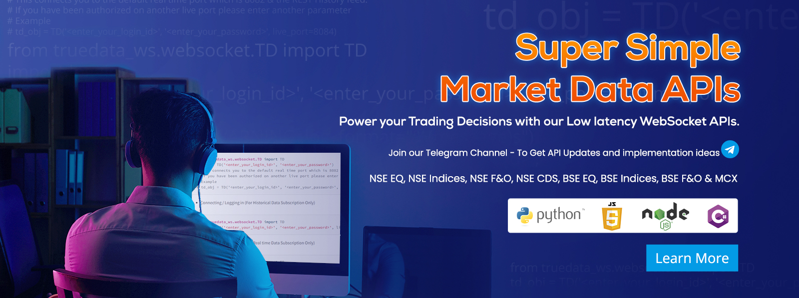 NSE/BSE share Market API