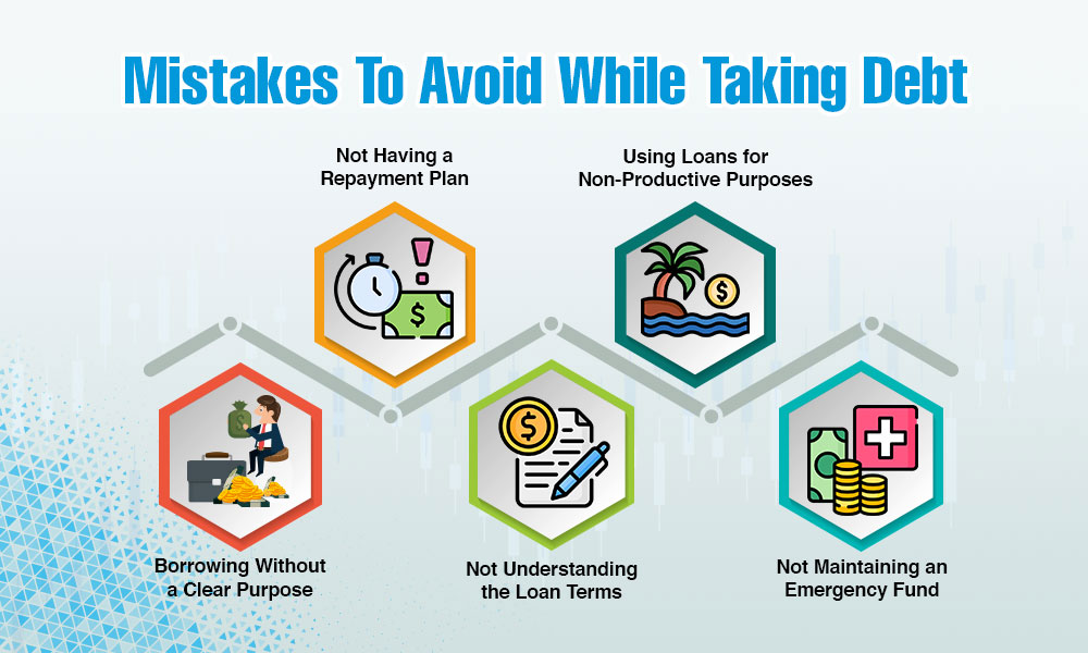 Mistakes To Avoid While Taking Debt